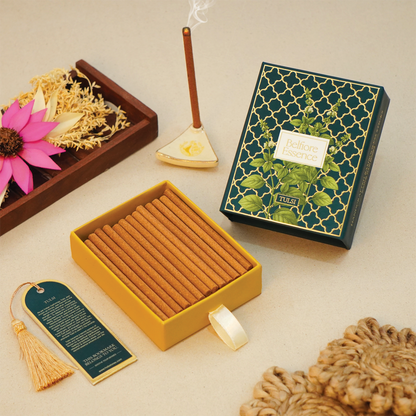 Eco-friendly Incense Premium Bambooless Tulsi Sticks belfiore.in