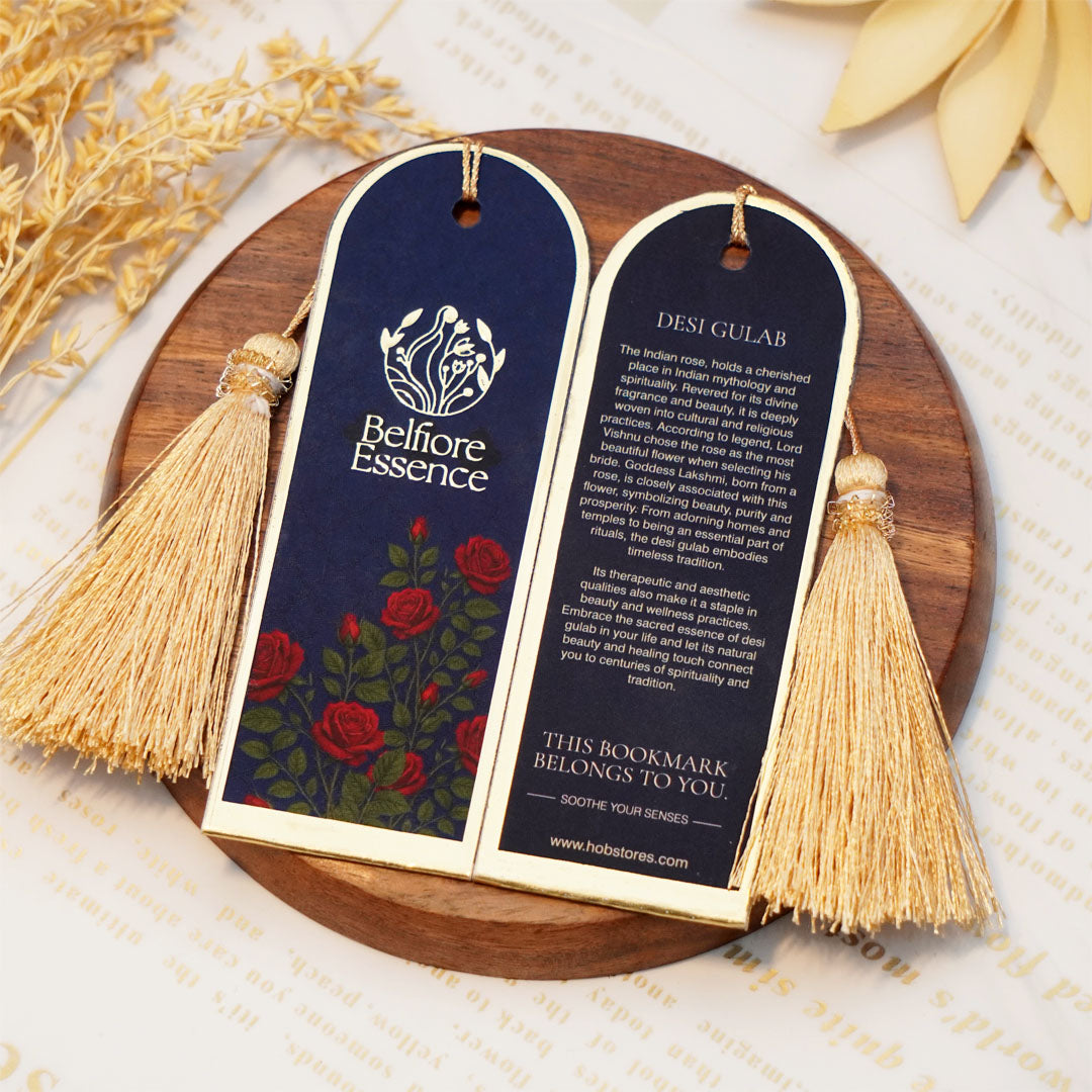 Belfiore Essence Premium Desi Gulab Incense Stick With Free Wooden Stand & bookmark Inside HOB Stores India Pvt. Ltd.