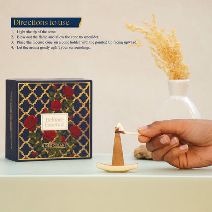 Premium Incense Cones – Desi Gulab