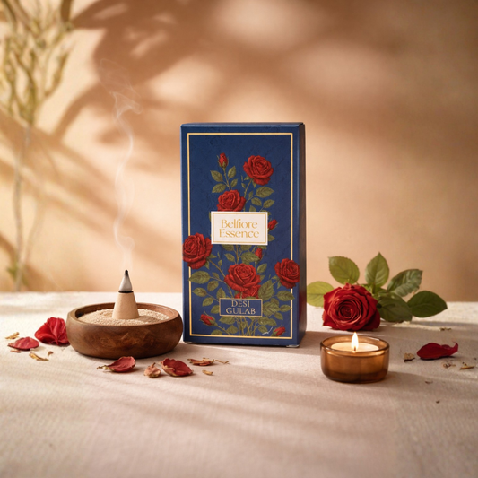 Premium Incense Cones Trail Pack – Desi Gulab Belfiore Essence