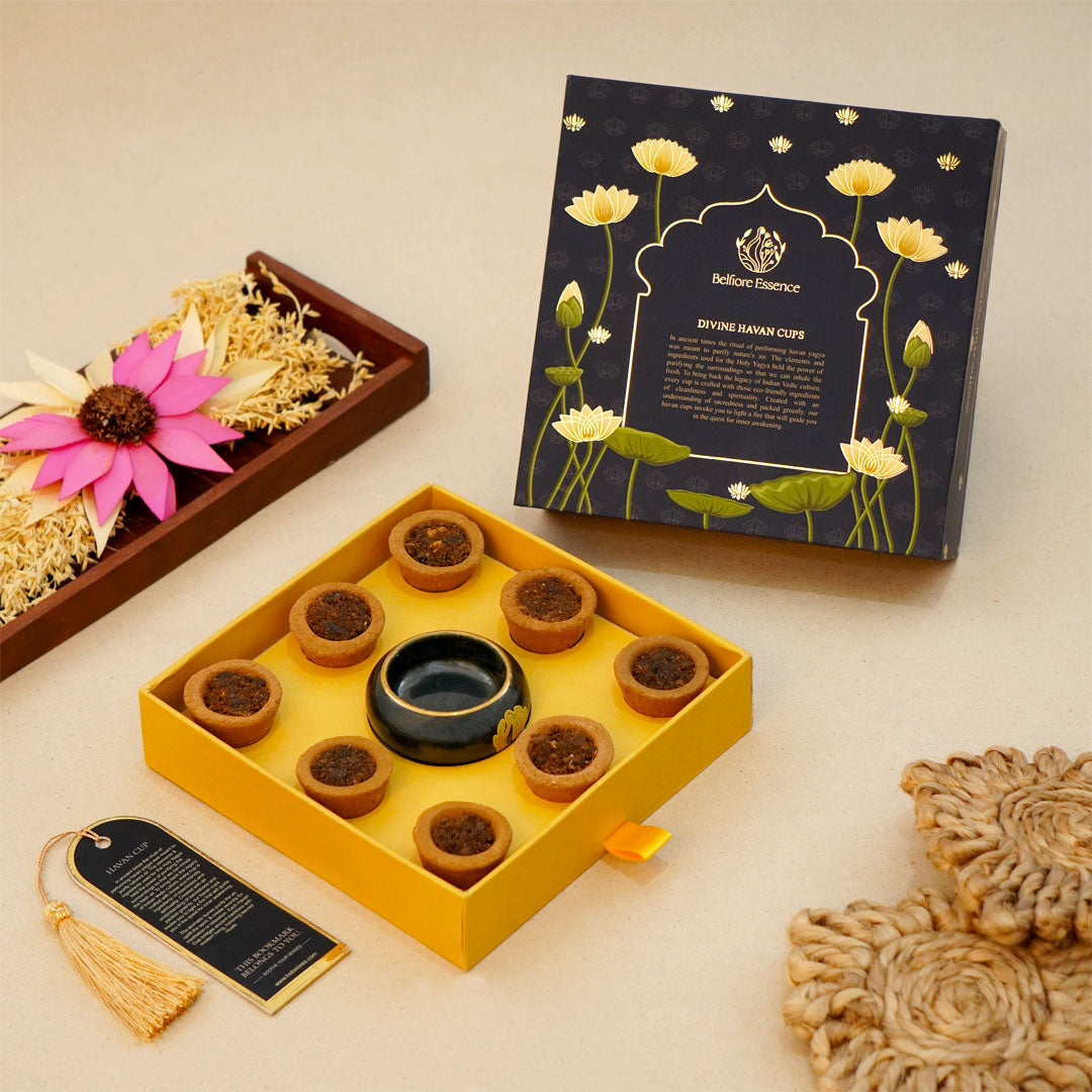 Natural Havan Cups for Pooja & Aura Cleansing | Belfiore Essence belfioreessence