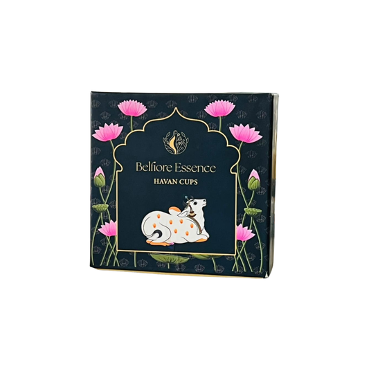 Belfiore Essence - Natural Havan Cups (Pack of 4)