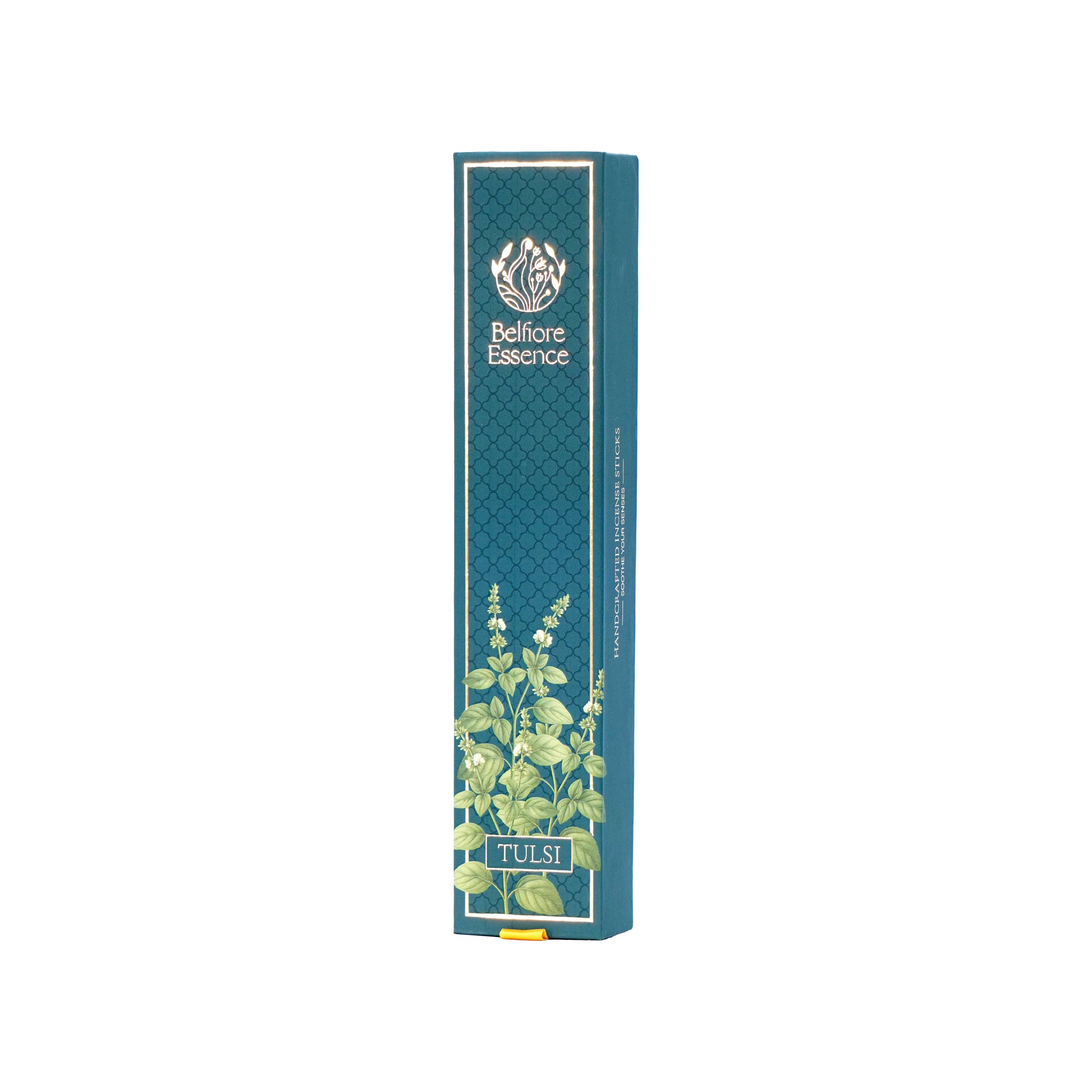 Belfiore Essence Premium Tulsi 35 Incense Stick With Free Wooden Stand & bookmark Inside belfioreessence